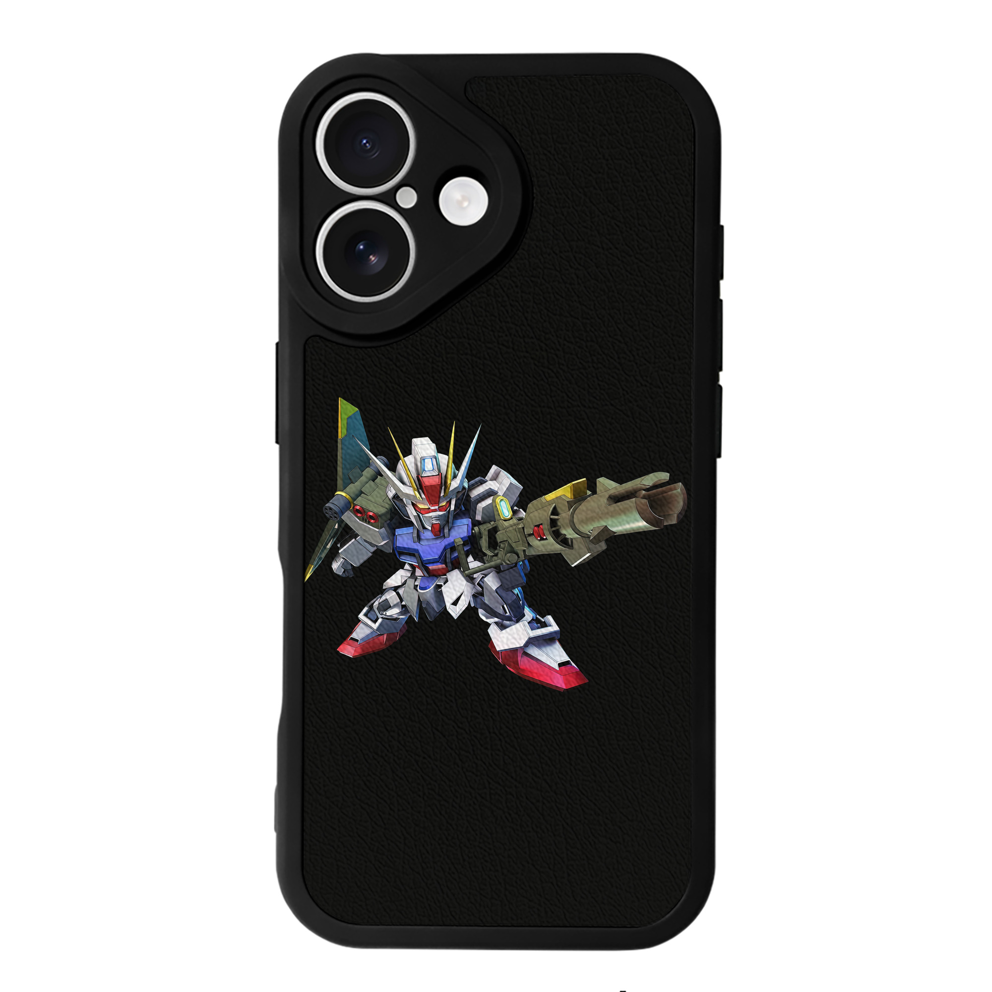 （画像用） 機動戦士ガンダム Mobile Suit Gundam 【iPhone 16シリーズ対応】シリコンスマホケース（レザー調） 材質：シリコン